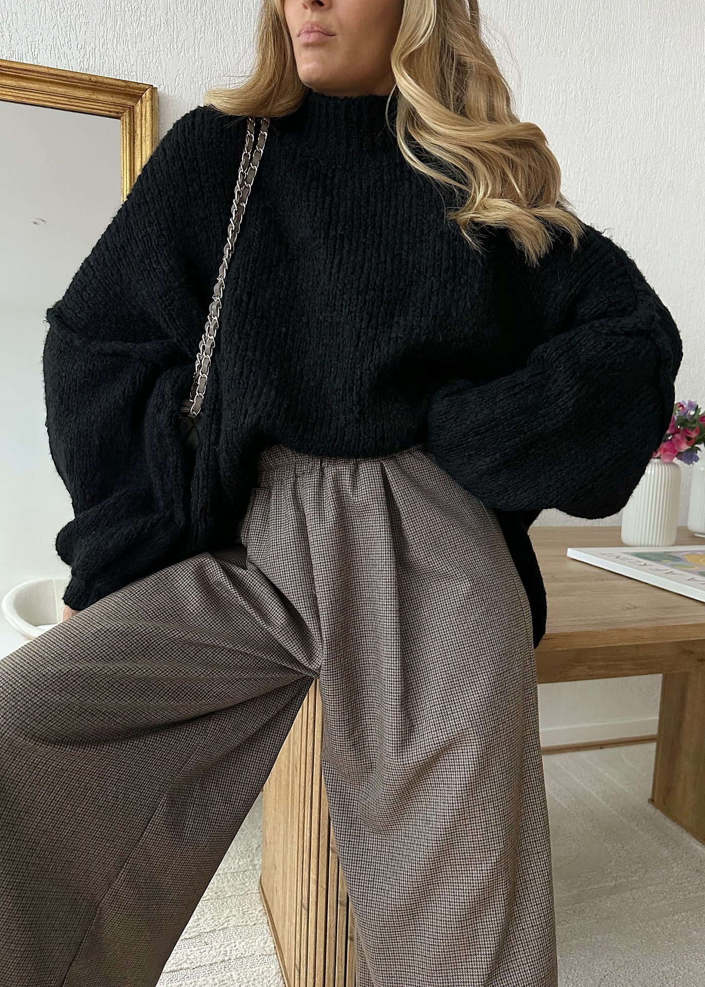 MARIO black oversized sweater
