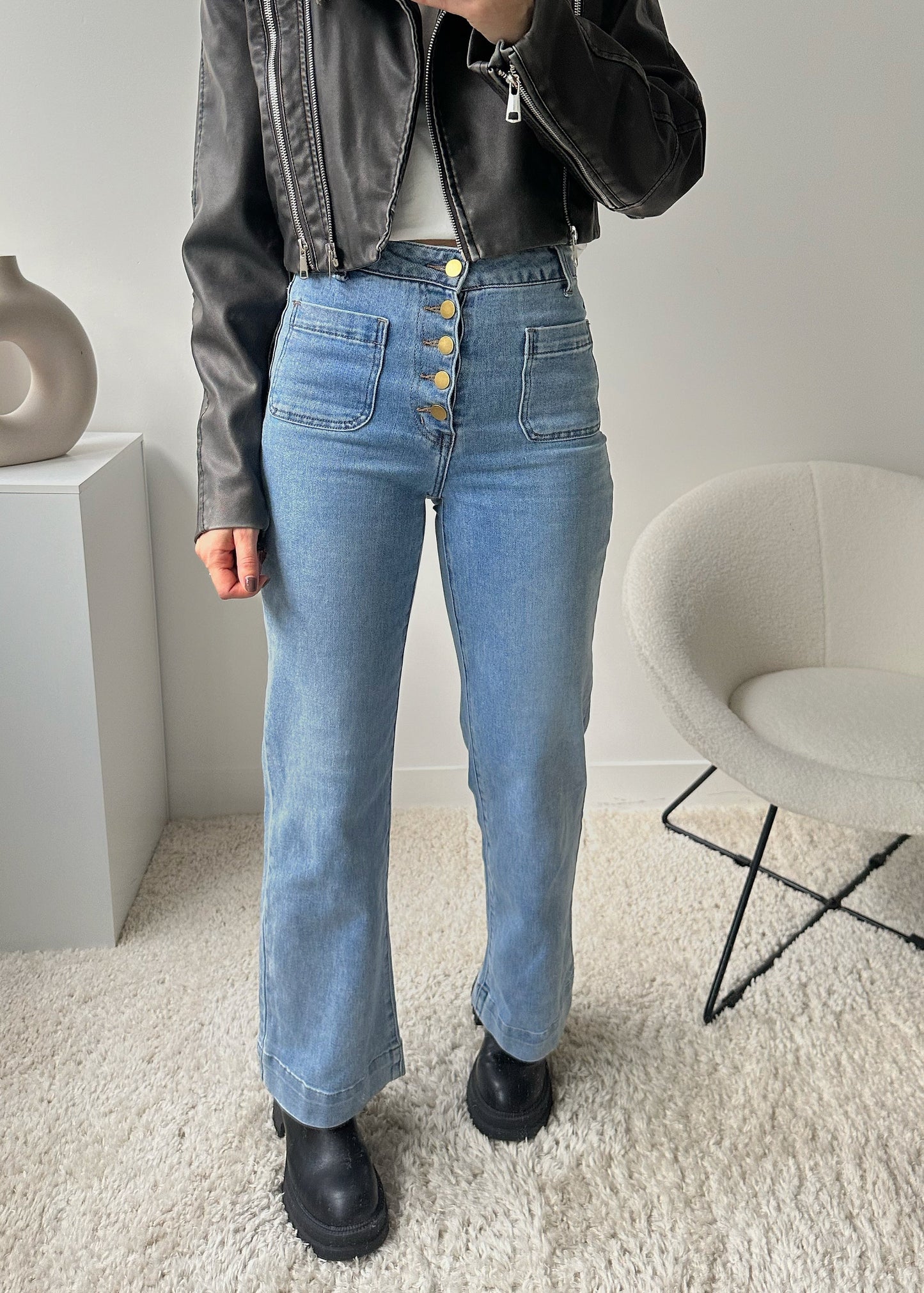 GINO jeans - faded black
