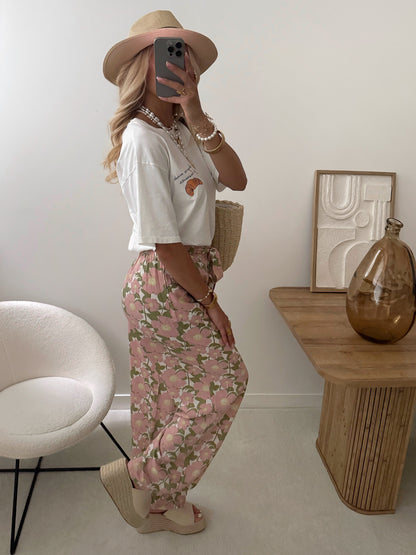 JULIO floral print pants