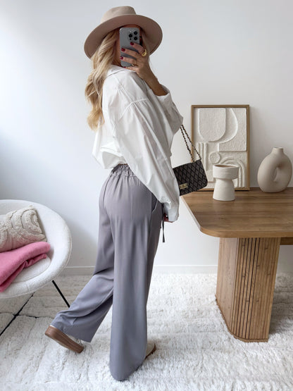 NAÏG wide-leg wrap pants