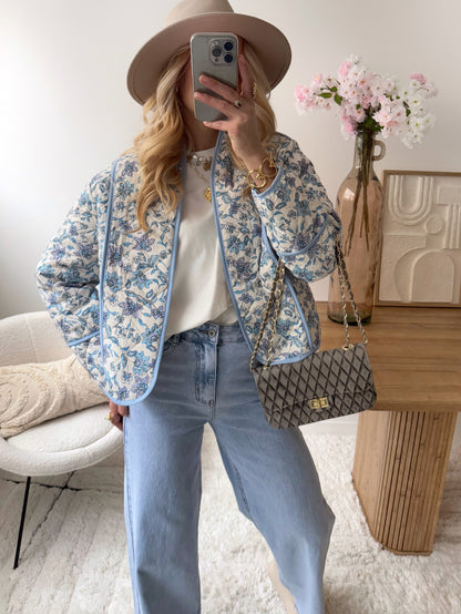 BEE Light Blue Straight Leg High Waist Jeans