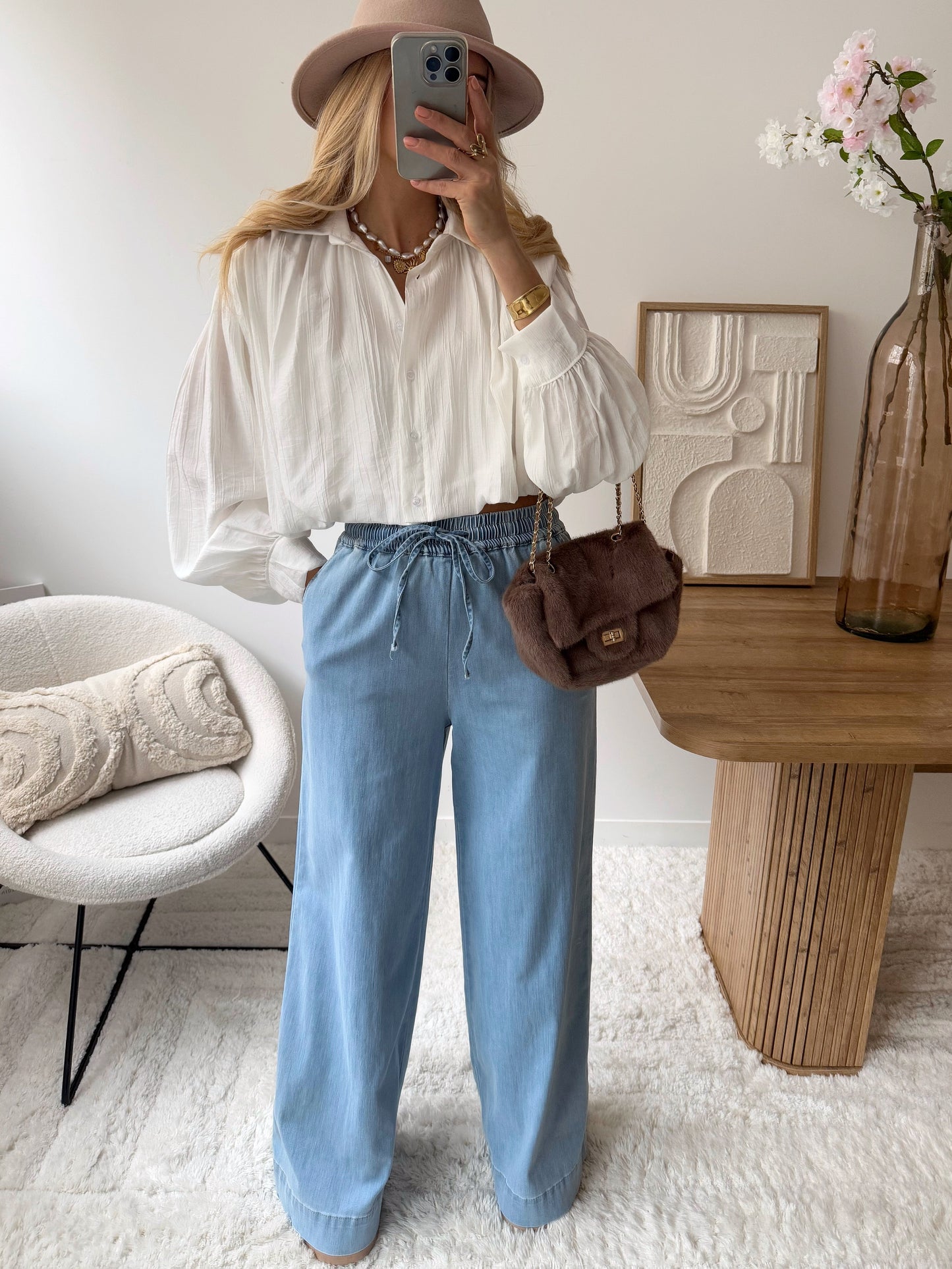NOJE wide leg pants